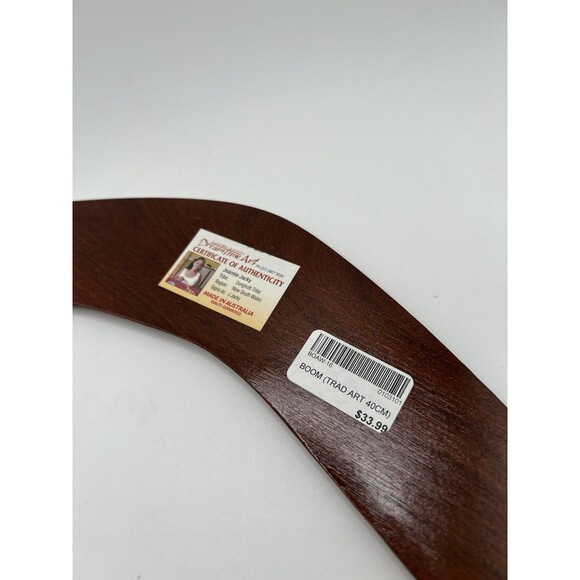 Authentic Australian Boomerang Hand Painted Art Decoration - Picture 4 of 5